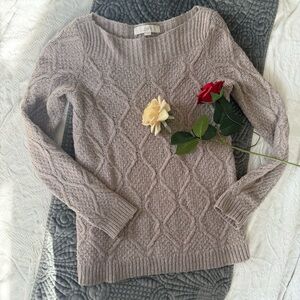 Cable Knit Wool Sweater